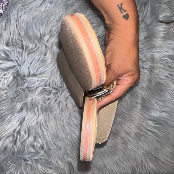 J.JILL Women's Flats Beaded Low  Heel Thong Sandals Size 9 - Picture 5 of 9